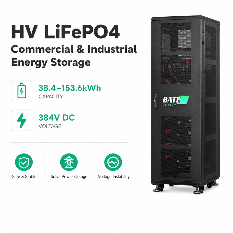 76.8kWh Commercial Cabinet ESS